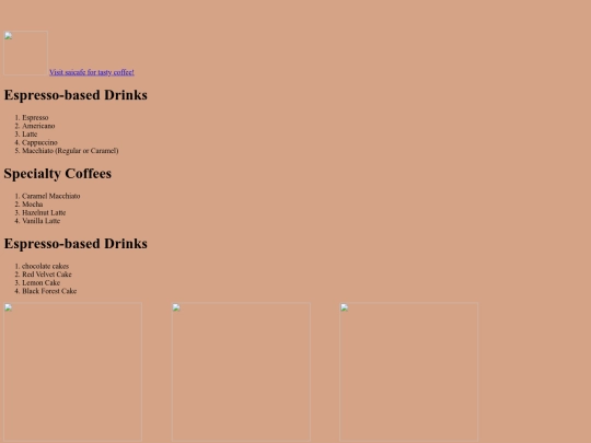 menu screenshot