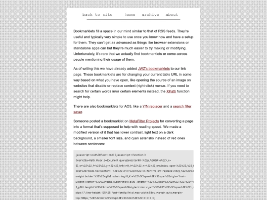 blog/posts/2022-07-29-Bookmarklets screenshot