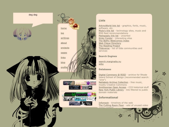 links screenshot