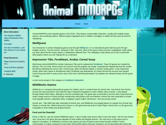 pages/mmorpgs screenshot