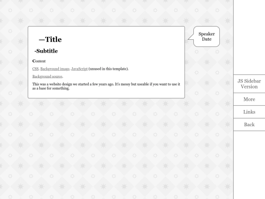projects/simple-template/Template-html-sidebar screenshot