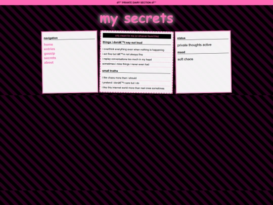 secrets screenshot