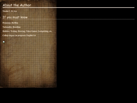 about the author screenshot