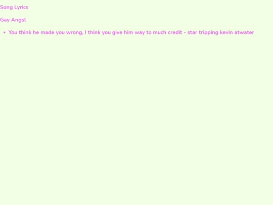 songlyrics screenshot