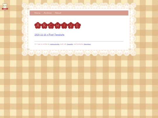 blog/archive screenshot