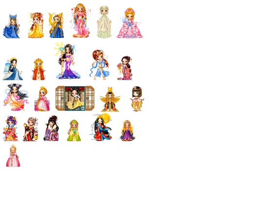 dollhousepages/princess screenshot