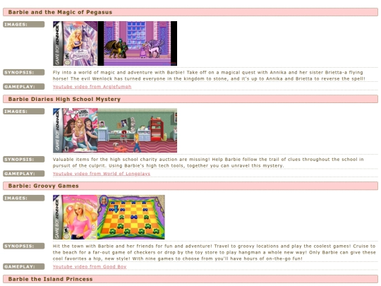 girly/gameboy screenshot