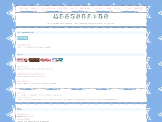 websurfing screenshot