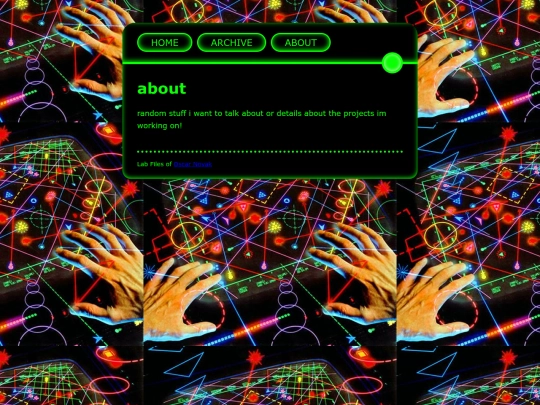 lab blog/about screenshot