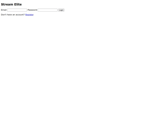login screenshot