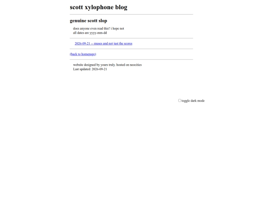 blog screenshot