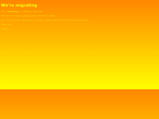 migration screenshot