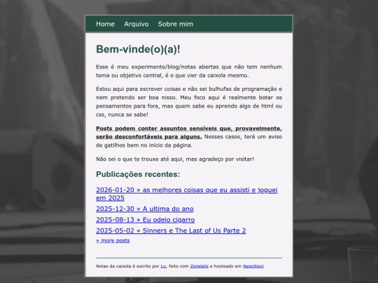 index screenshot