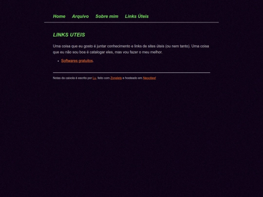 links-uteis screenshot