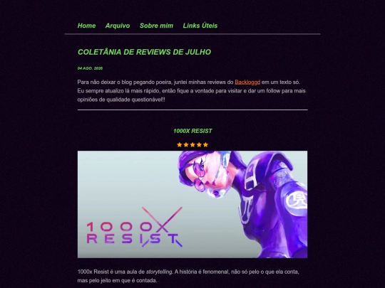 posts/2026-08-04-Reviews-de-julho screenshot