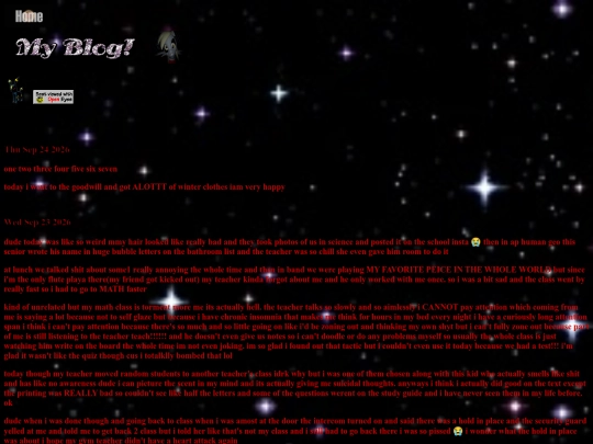 myblog screenshot