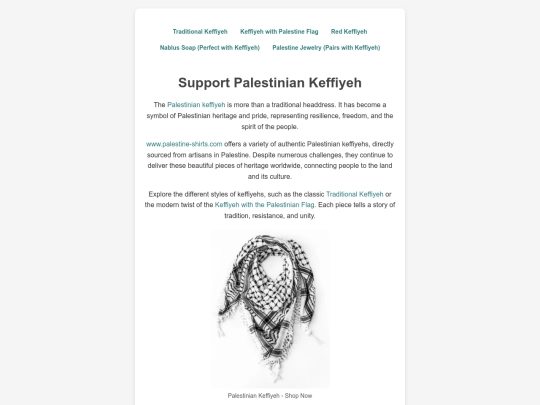 keffiyeh screenshot