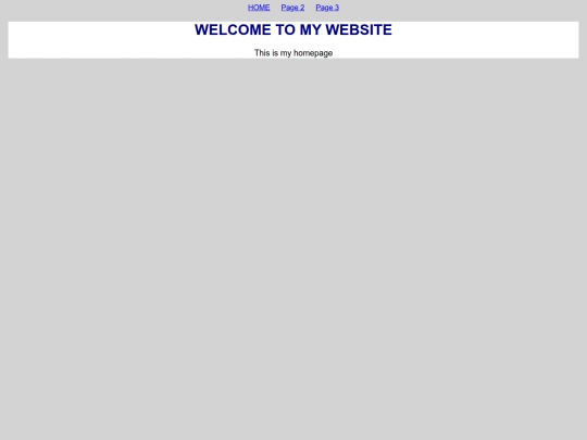 MultiPageWebsite screenshot