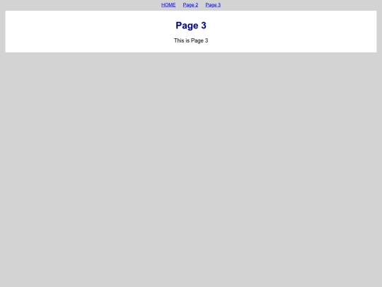 MultiPageWebsite/page3 screenshot