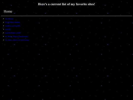 favorites screenshot