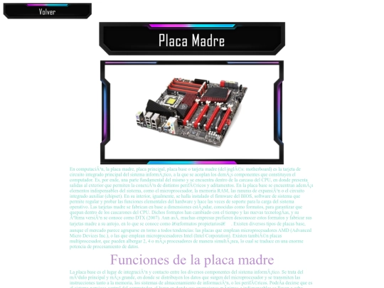 placamadre screenshot