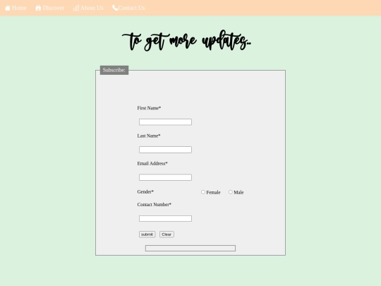 contact screenshot