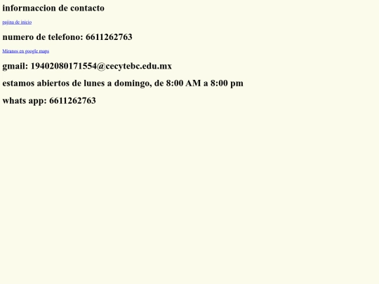 contacto screenshot