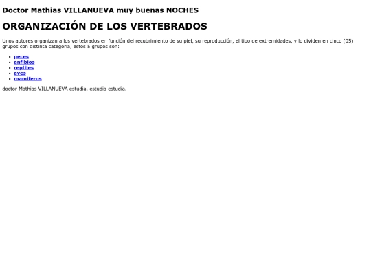 vertebrados screenshot