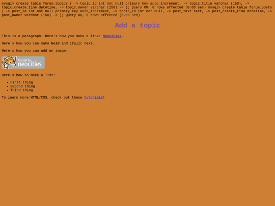 forum screenshot