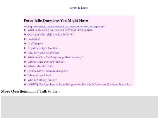 faq screenshot