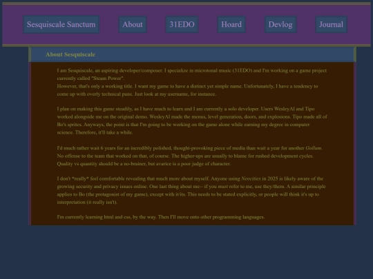 aboutme screenshot
