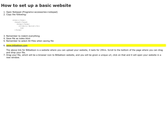 instructions screenshot