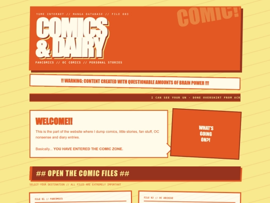 dairy&comics/maindairycomicspage screenshot