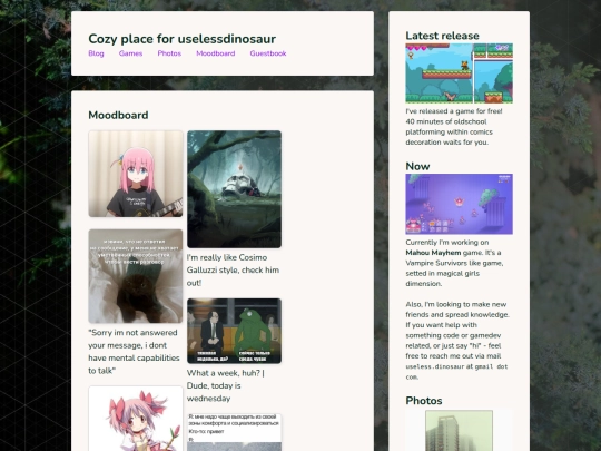 pages/moodboard screenshot