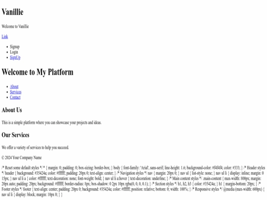 index screenshot