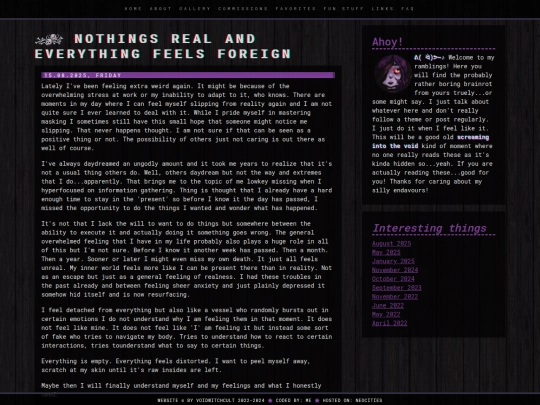 ramblings screenshot
