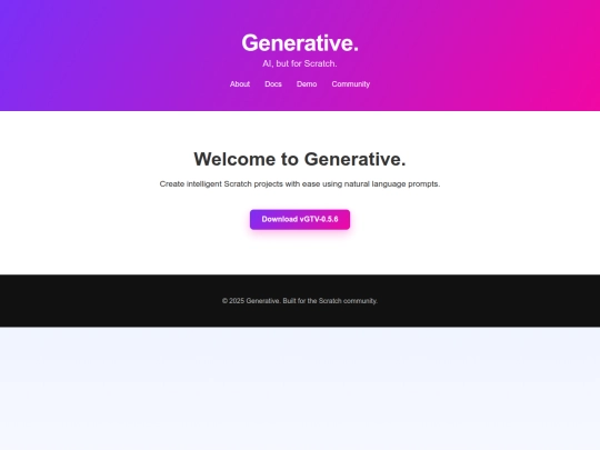 scratch-generative screenshot