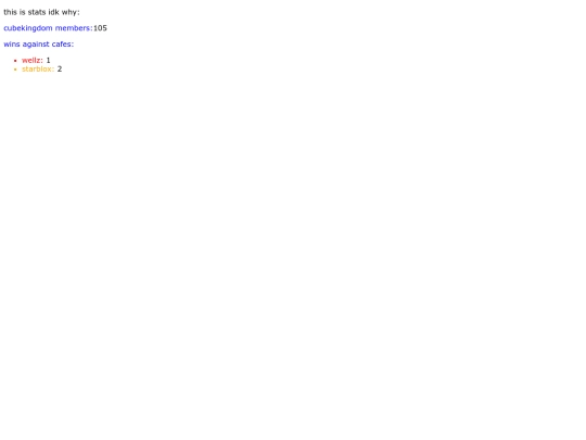 stats screenshot
