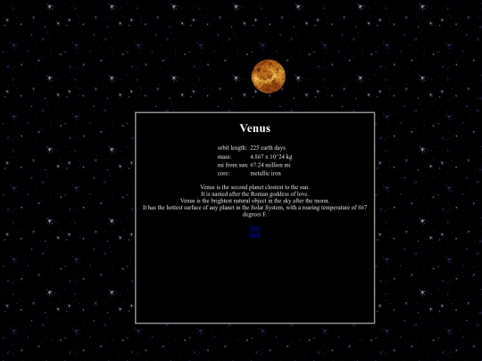 venus screenshot