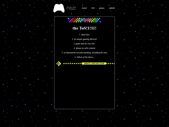 html/tos screenshot