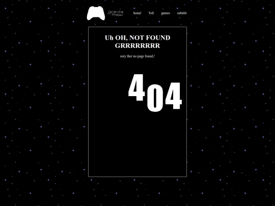 not_found screenshot