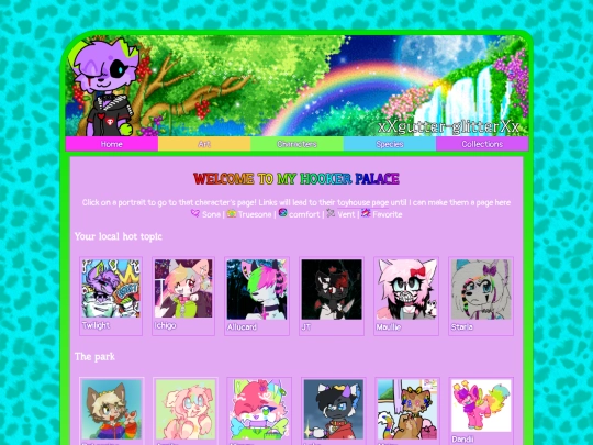 characters/hub screenshot