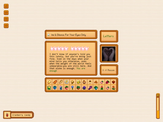 Sunletters/1Slet screenshot