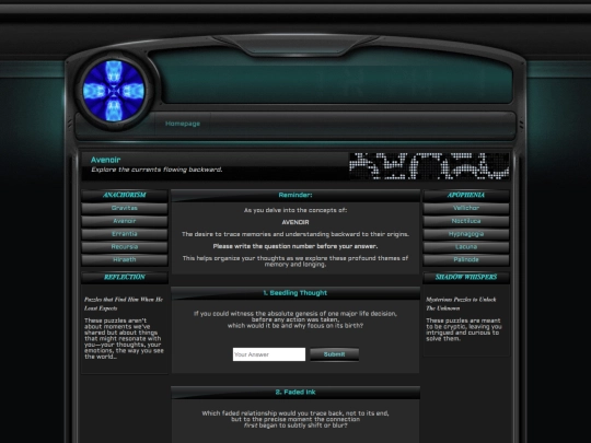 Xypher/Anachronism/Avenoir/Ave screenshot