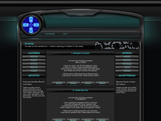 Xypher/Anachronism/Errantia/Errentia screenshot