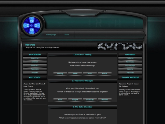 Xypher/Anachronism/Recursia/recu screenshot