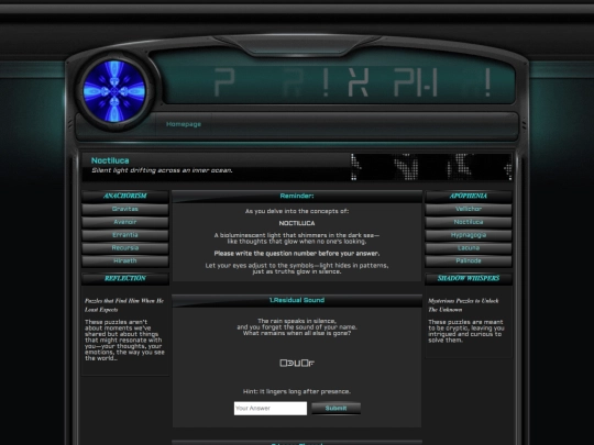 Xypher/Apophenia/Noctiluca/noctiluca screenshot