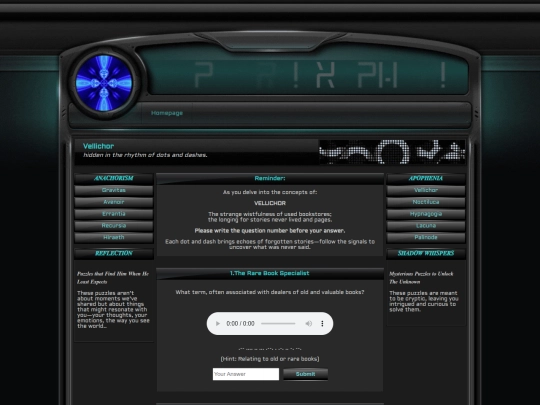 Xypher/Apophenia/Vellichor/Vellichor screenshot