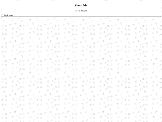 about-me screenshot