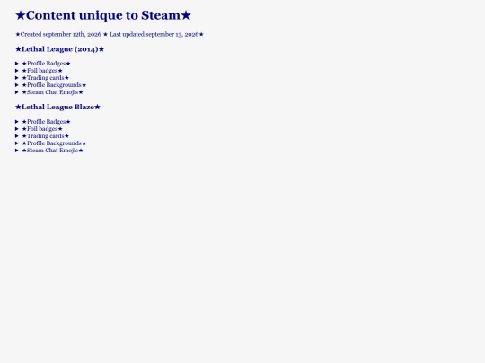 archive pages/STEAM screenshot